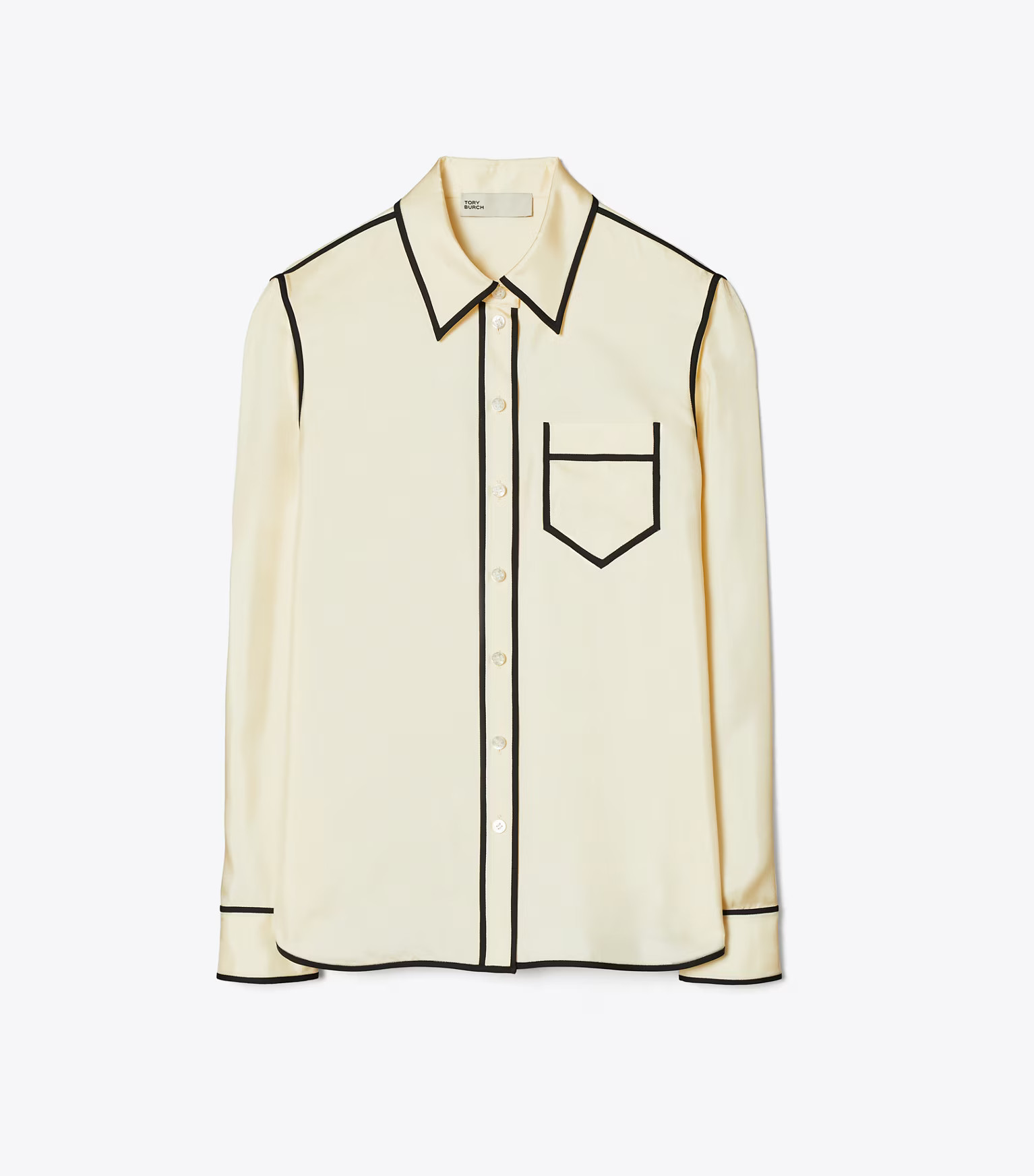 SILK TWILL BRIGITTE SHIRT | Tory Burch (US)