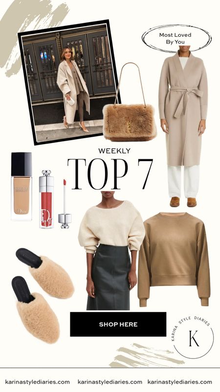 Top 7 best sellers from last week! Lots of beautiful neutrals! And some of my favorite makeup! 

#LTKHoliday #LTKshoecrush #LTKGiftGuide