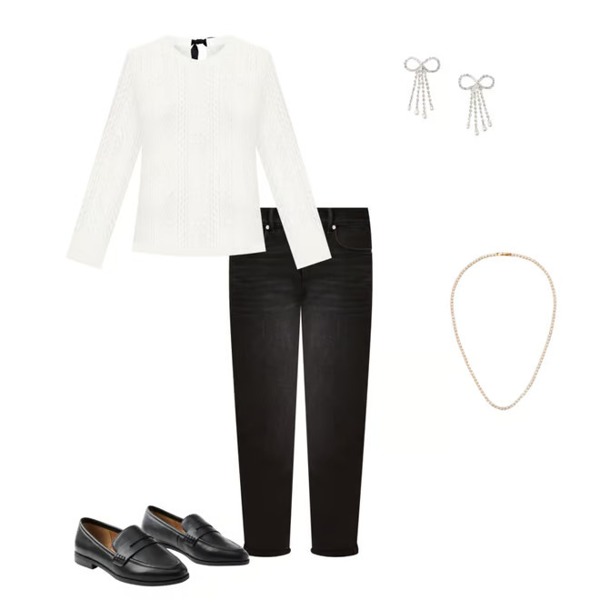 Bobble Tie Back Sweater | LOFT