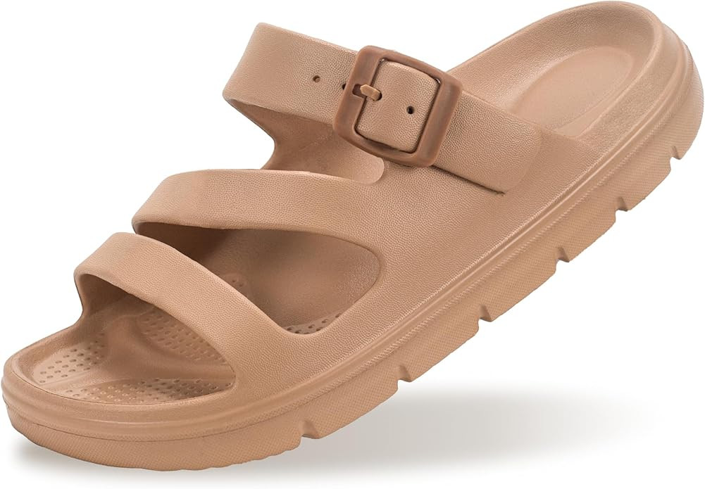 PIMIO Arch Support Sandals for Women Slip On Recovery Slides for Plantar Fasciitis Relief, Non-Sl... | Amazon (US)