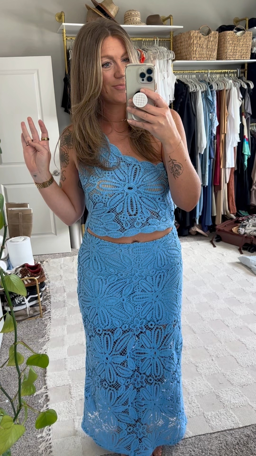 Wearing a 10 in both pieces, 8 would’ve been better for me in the top 

@showpo 

#LTKTravel #LTKMidsize #LTKWedding