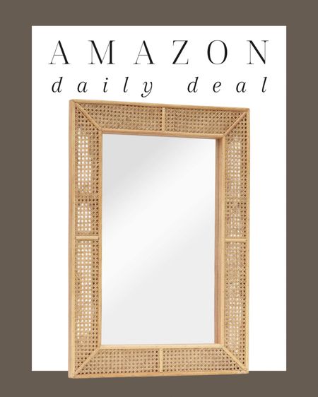 Amazon daily deal 👏🏼 this beautiful textured mirror is perfect for a coastal space! 

Mirror, rattan mirror, accent mirror, accent decor, wall decor, bedroom, bathroom, entryway, living room, Modern home decor, traditional home decor, budget friendly home decor, Interior design, look for less, designer inspired, Amazon, Amazon home, Amazon must haves, Amazon finds, amazon favorites, Amazon home decor #amazon #amazonhome



#LTKhome #LTKstyletip #LTKsalealert