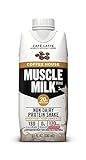 Muscle Milk Coffee House Protein Shake, Café Latte, 11 Fl Oz, 12 Count | Amazon (US)