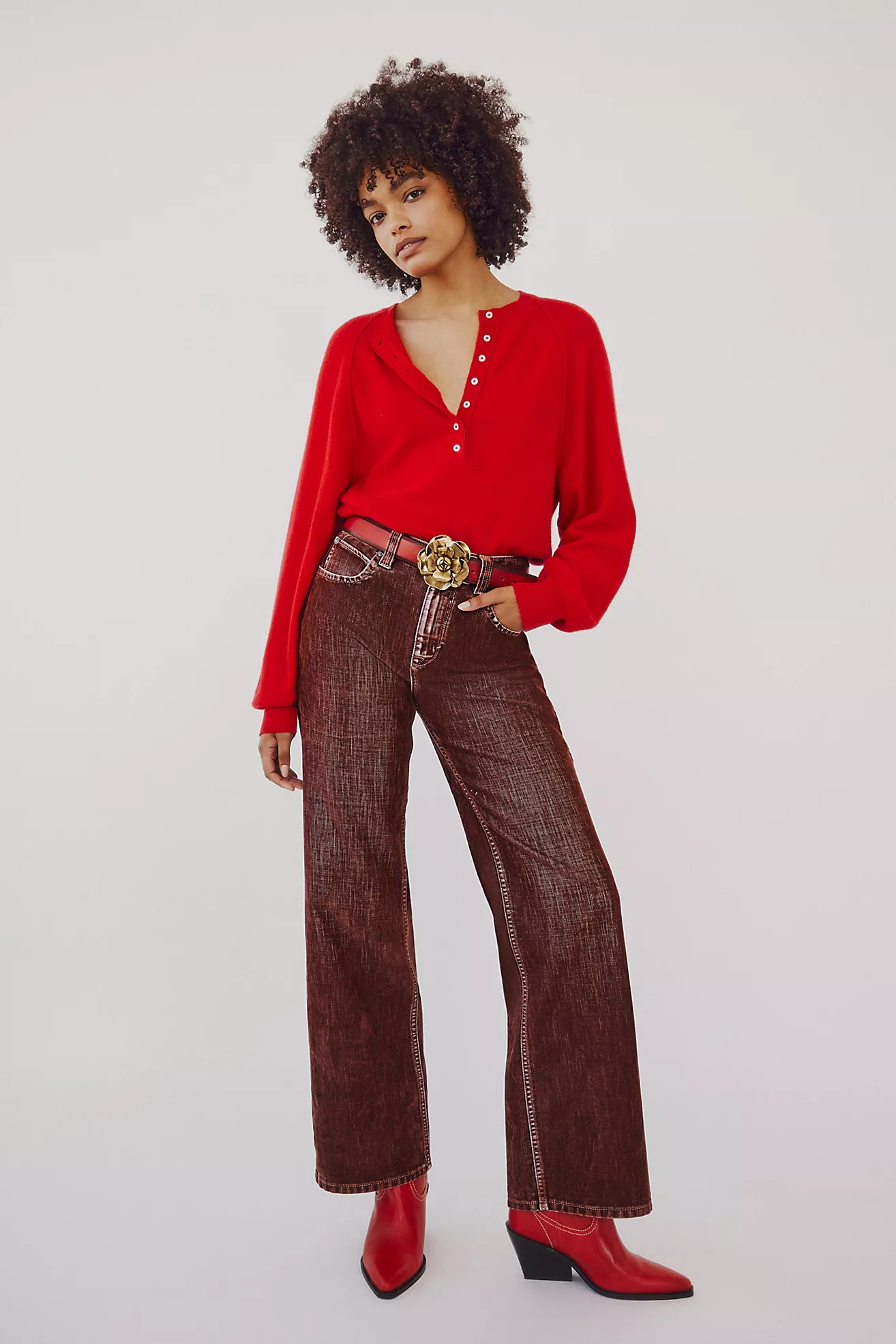 Porta Cashmere Henley | Free People (UK)