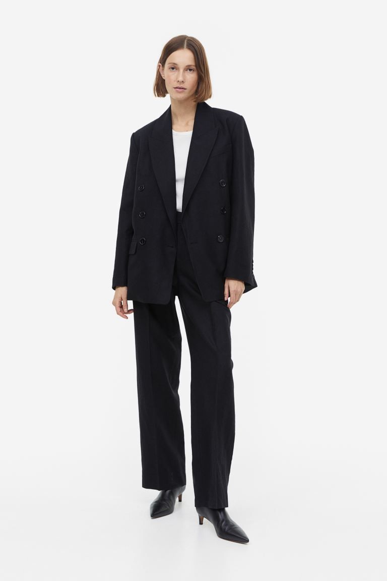 Silk-blend trousers | H&M (UK, MY, IN, SG, PH, TW, HK)