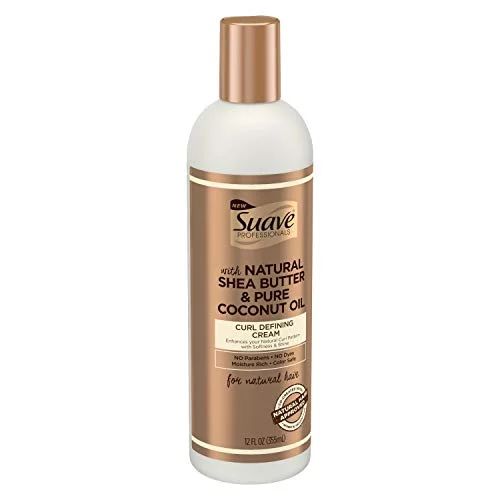 Suave Professionals for Natural Hair Shea Butter and Coconut Oil for Wavy to Curly Hair Paraben-f... | Walmart (US)