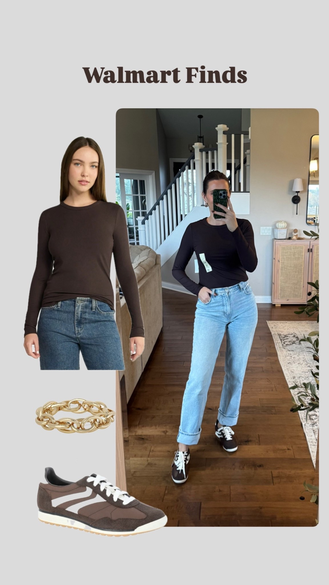 Medium In the top
Sized up 1/2 size in sneakers
Bracelet is stretchy 