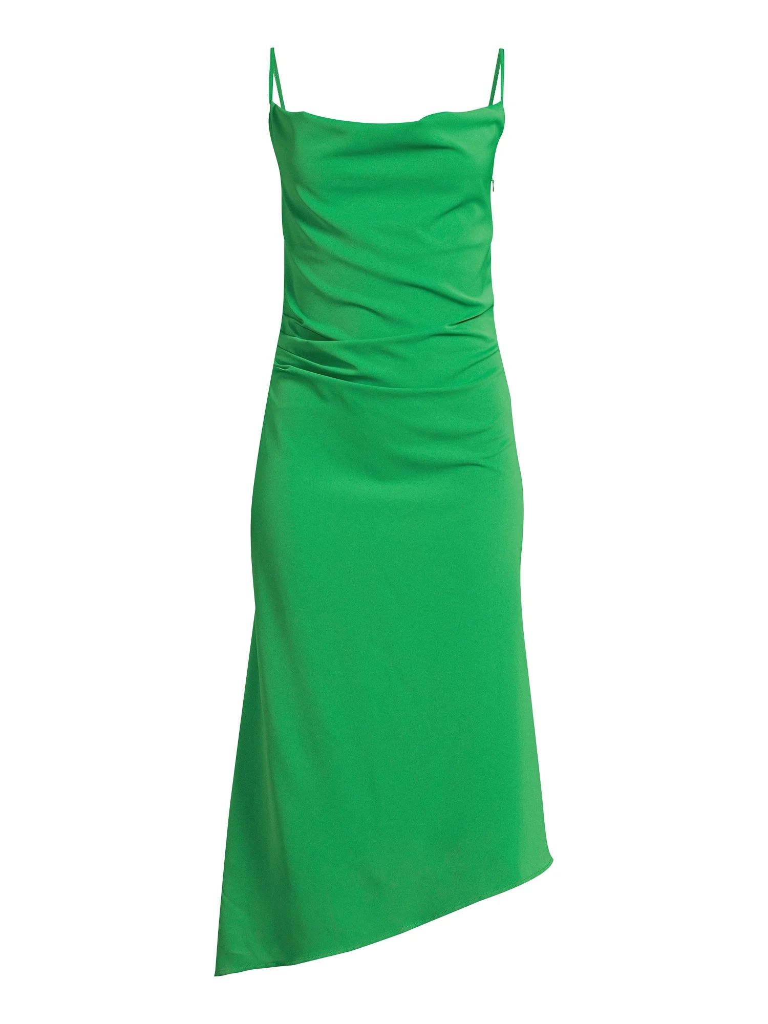 Scoop Women’s Cowl Neck Cami Dress, Sizes XS-XXL - Walmart.com | Walmart (US)