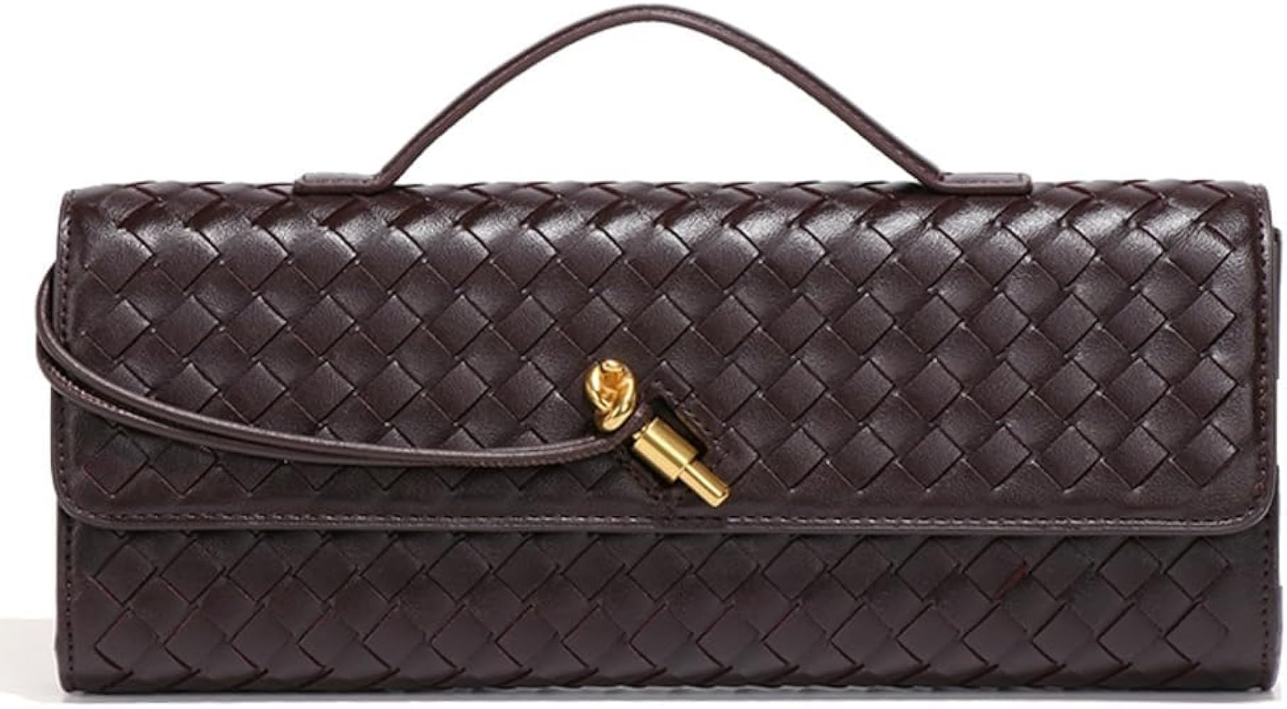 Trendy Woven Evening Clutch Purses Women Underarm Shoulder Handbag Cute Satchels Crossbody Purse ... | Amazon (US)