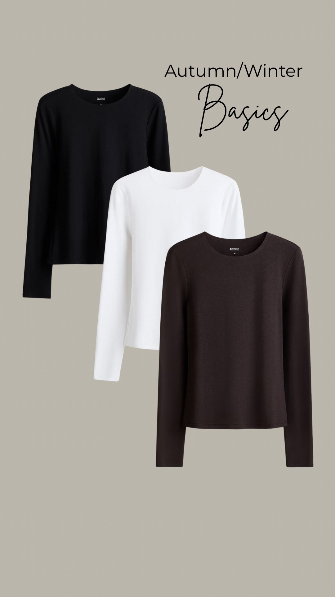 The perfect long sleeve basic for every day Autumn Winter - office - work wear - basics

#LTKwinter #LTKautumn #LTKworkwear
