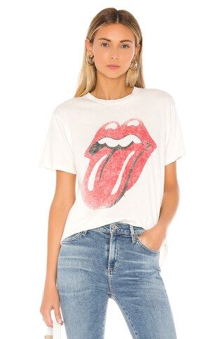 DAYDREAMER Rolling Stones '89 Weekend Tee in Vintage White from Revolve.com | Revolve Clothing (Global)