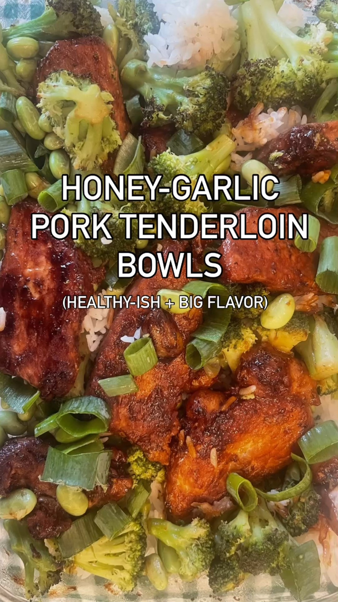 ⭐ Honey-Garlic Pork Tenderloin Bowls 

Quick, healthy-ish, and tastes like a lighter version of takeout.

🛒 Ingredients (recap)
	•	1 pork tenderloin (1–1.25 lb), sliced into medallions
	•	Salt, pepper, garlic powder
	•	2 tbsp olive oil
	•	3 cloves garlic, minced
	•	Sauce:
	•	2 tbsp soy sauce (or coconut aminos)
	•	1 tbsp honey
	•	1 tbsp rice vinegar (or lemon juice)
	•	Veggies: broccoli, snap peas, carrots, zucchini — whatever you like
	•	Rice or cauliflower rice

⸻

🍳 How to Cook It (Step-by-Step)
	1.	Prep pork: Slice into medallions and season with salt, pepper, garlic powder.
	2.	Sear: Heat olive oil in a skillet. Sear pork 2–3 minutes per side until nicely browned. Remove to a plate.
	3.	Make the sauce:
Add garlic → cook 30 seconds.
Add soy sauce + honey + vinegar → stir and simmer.
	4.	Glaze the pork:
Add pork back to skillet and simmer 3–4 minutes until coated and cooked through.
	5.	Build bowls:
Rice on bottom, veggies (roasted or steamed), then sticky glazed pork on top.

⸻

🔥 Pro Tips to Make It Extra Good
	•	Slice the pork evenly so it cooks quickly and stays juicy.
	•	Add crushed red pepper for a sweet-spicy combo.
	•	Finish with sesame seeds + green onions if you have them.
	•	Roast veggies at 425°F for 15–20 minutes for extra flavor instead of steaming.

⸻

🥢 Easy Add-Ons (Optional)
	•	Add a splash of chicken broth to the sauce if you want it saucier.
	•	Stir in a little cornstarch slurry (½ tsp cornstarch + 1 tsp water) to thicken it.
	•	Serve with a side of miso-ginger cucumbers or a simple green salad.


#LTKmomlife #LTKOver40 #LTKfoodie