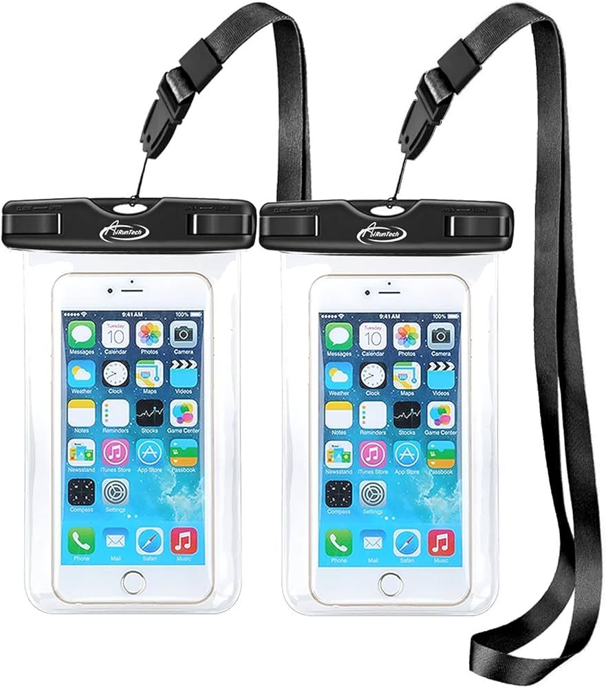 AiRunTech Waterproof Case, Waterproof Cell Phone Dry Bag Compatible for iPhone 14/13/12/12 Pro Ma... | Amazon (US)