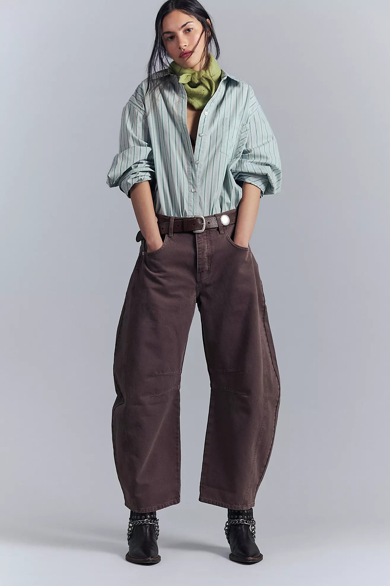 We The Free Good Luck Mid-Rise Barrel Jeans | Free People (Global - UK&FR Excluded)