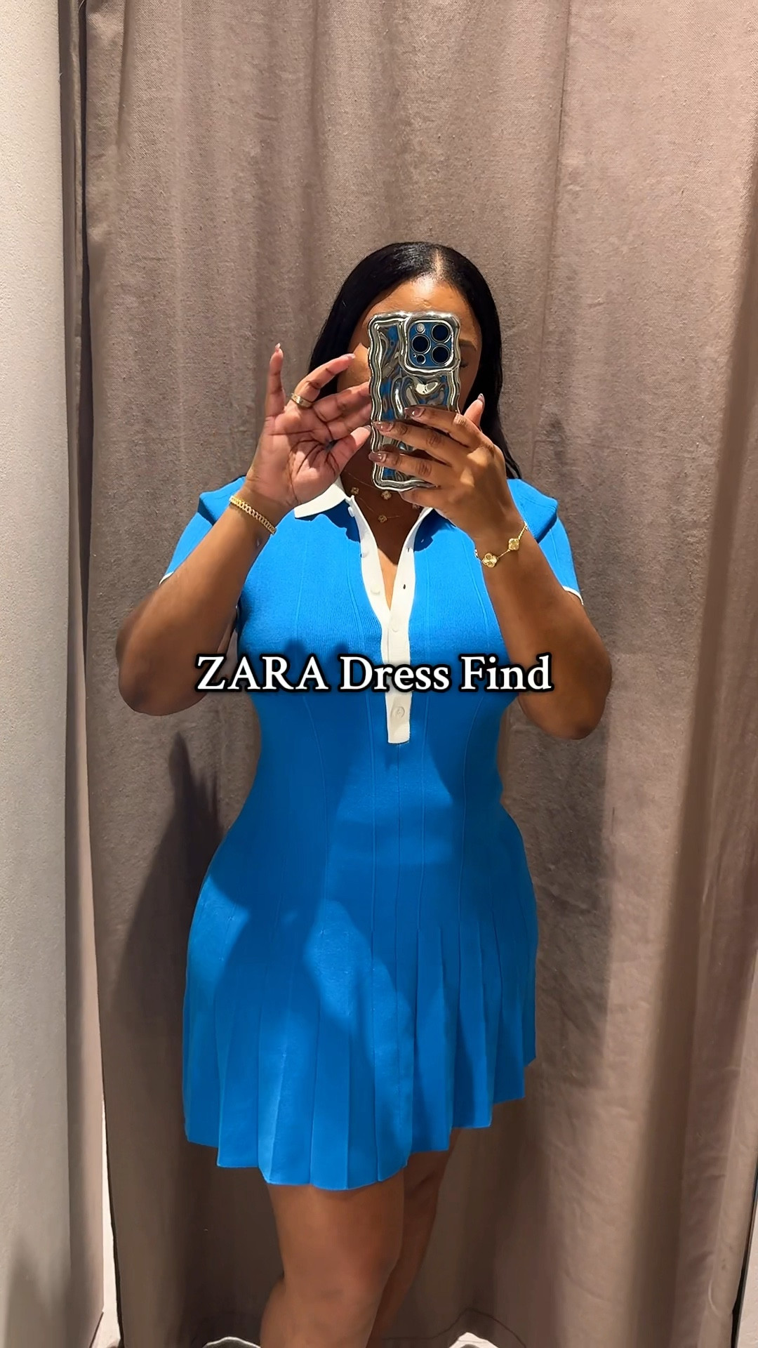 Zara Dress Find 
Perfect for summer and traveling 
Super cute and still simple causal
Wear 

I’m wearing a size medium 
170lb 5”3 

#LTKFindsUnder50 #LTKStyleTip #LTKMidsize