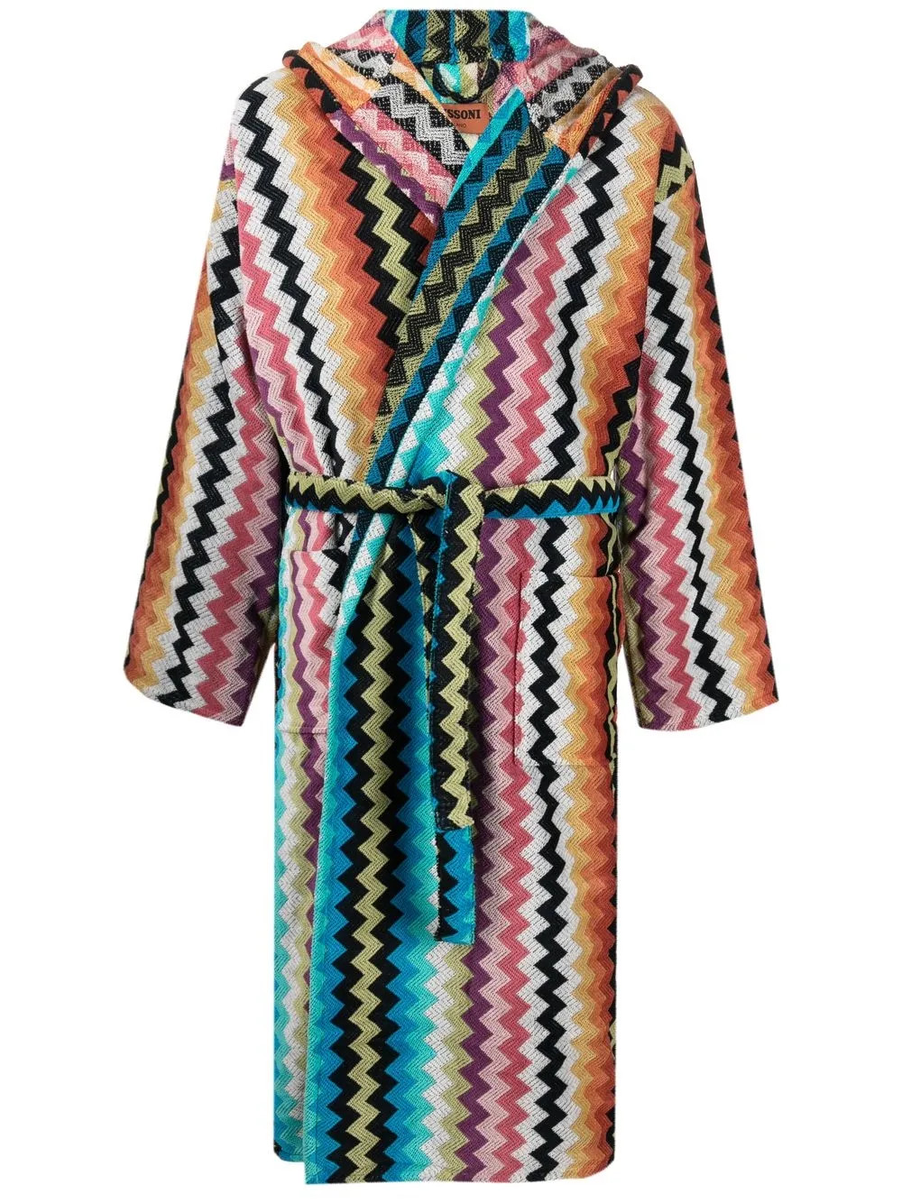 zig-zag print pattern robe | Farfetch Global