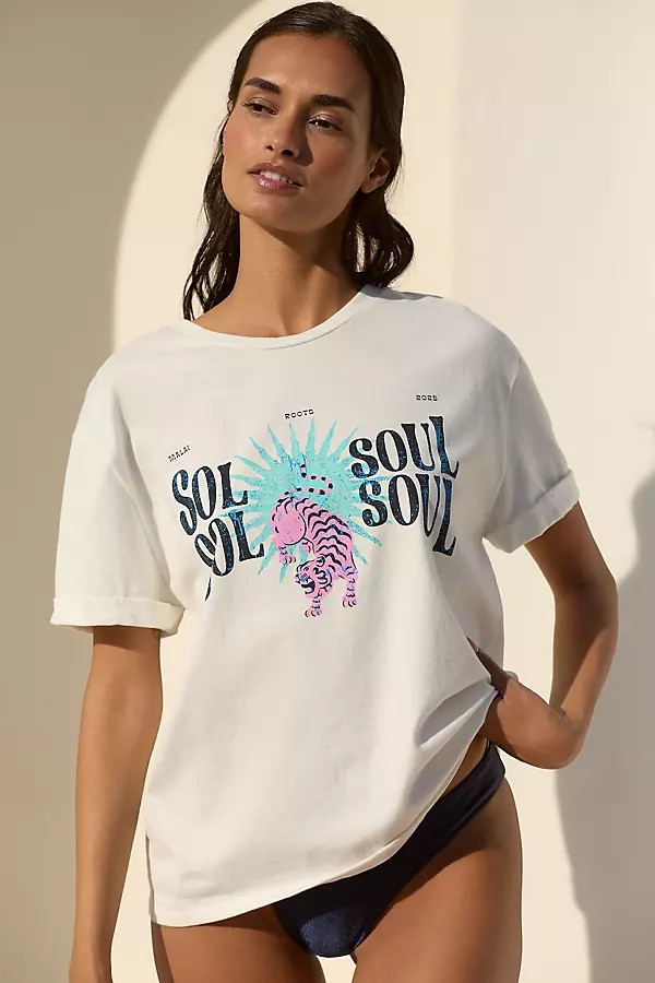 Malai Roots Shin Oversized Graphic Tee | Anthropologie (US)