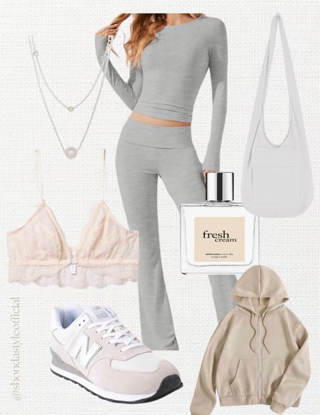 comfy outfit inspo, everyday outfit, loungewear, 2 piece set, amazon 2 piece set 

#LTKstyletip