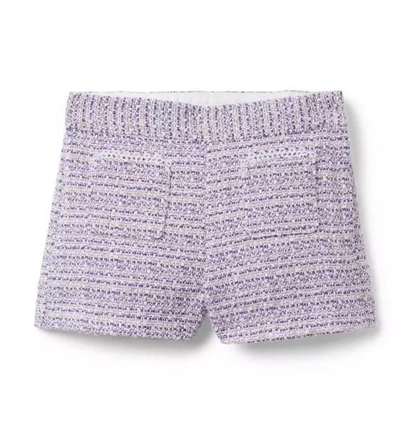 Tweed Patch Pocket Short | Janie and Jack