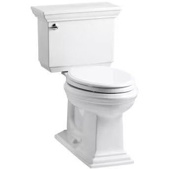 KOHLER Memoirs White Elongated Chair height 12-in Rough-In 1.6 GPF 2-piece Toilet | Lowe's