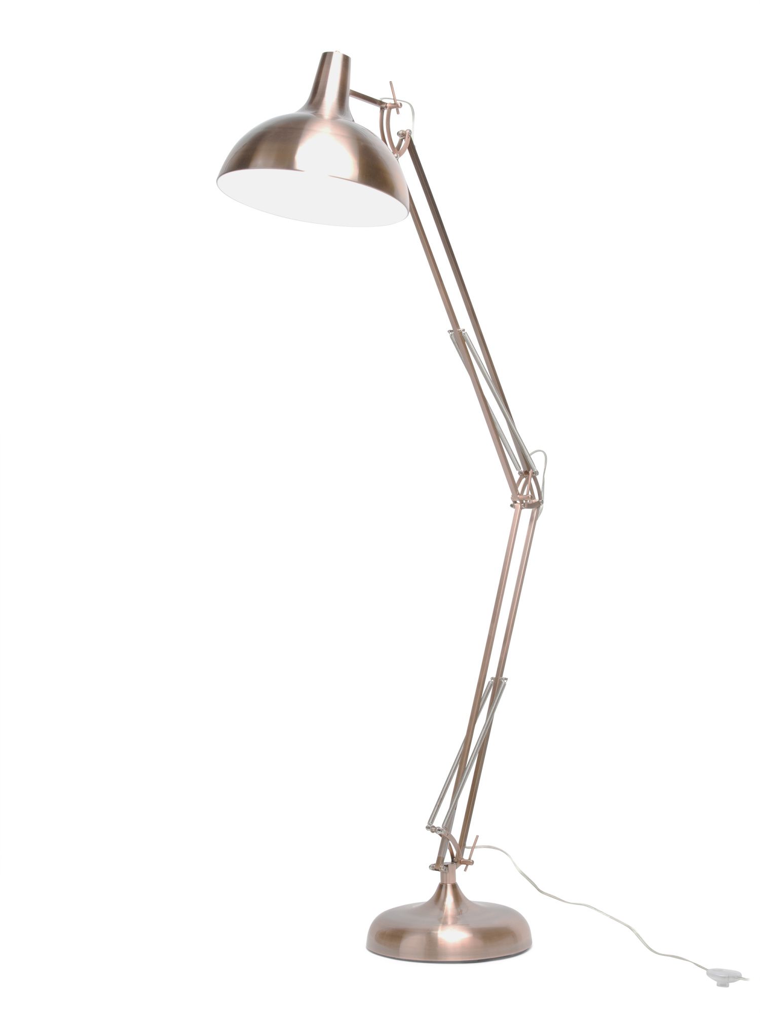 Atlas Adjustable Copper Tone Floor Lamp | TJ Maxx