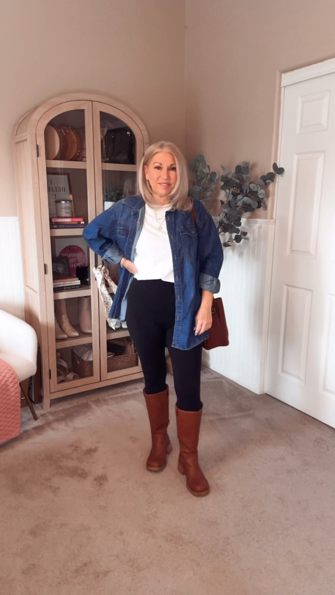 Basic not boring
Casual spring outfit idea 
Basic white tee

#LTKootd