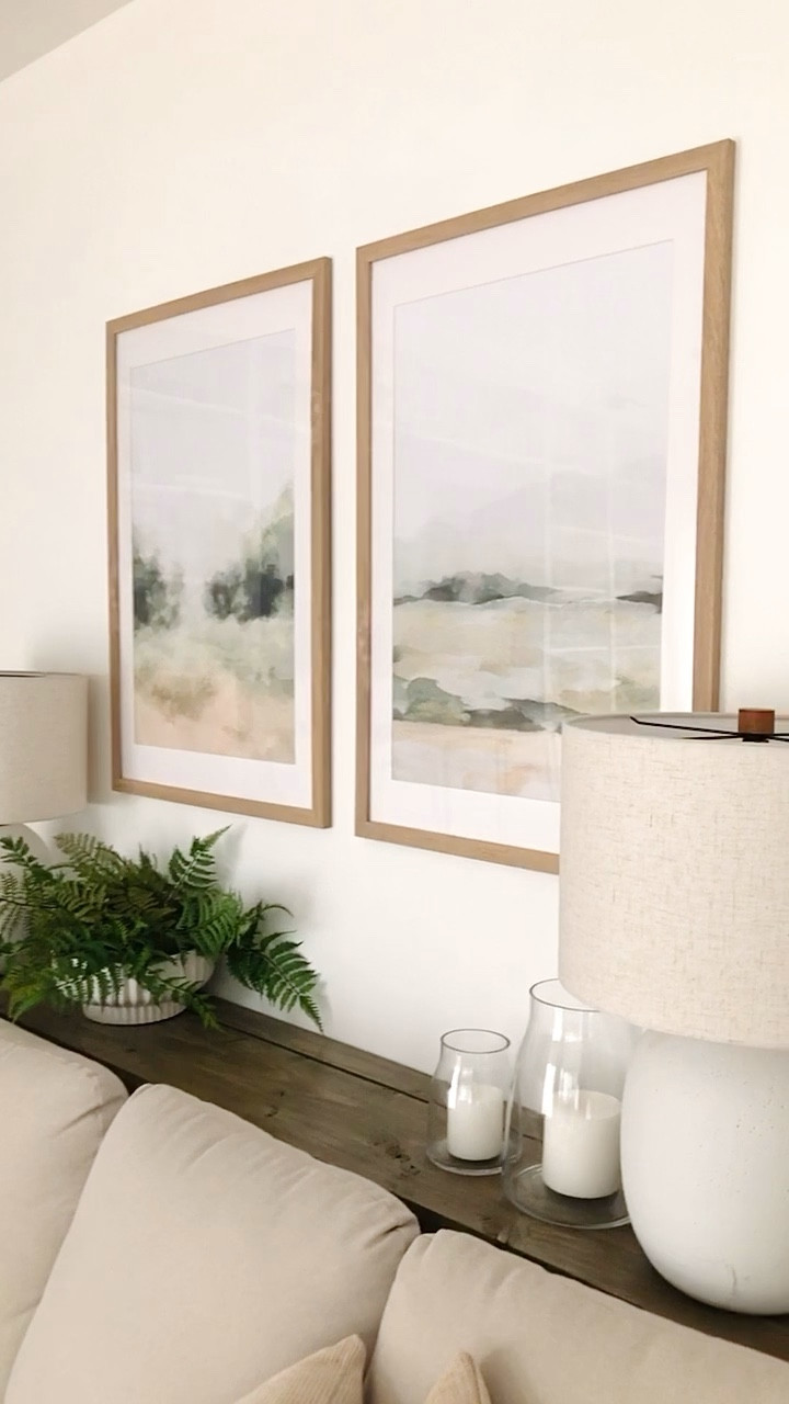 These are still my all time favorite frames! They are a thicker heavy duty plastic  (make sure you remove the sticky plastic protector)

Matte sold separately.

My go-to way to do art in a home is find some beautiful prints you can purchase on Etsy, do a digital download, then upload your prints on Walgreens photo website. You can do same day printing!

For larger prints I do poster prints with a flat sheen and for smaller prints you can do regular photo prints just choose the flat sheen as well. They always have coupons!

Art, prints, wall decor, wall art, wall ideas, entryway wall, behind the sofa wall, home design, home decor

#LTKHome