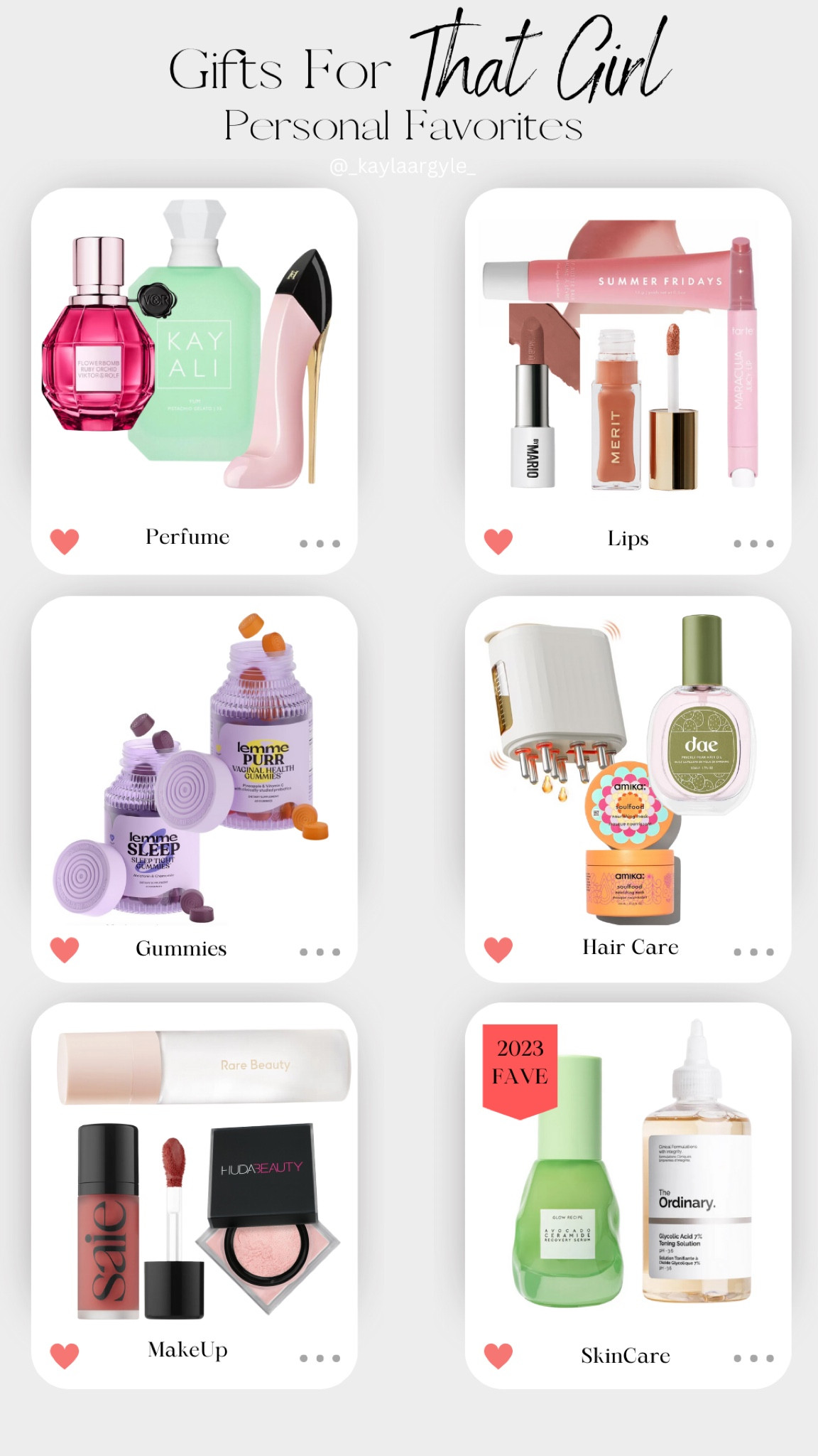 Gift Guide For That Girl ✨🎀 My Personal Favorites 🤍
