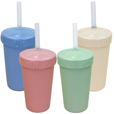 Re-Play 10 fl oz Straw Cups with Silicone Straw - Sedona - 4pk | Target