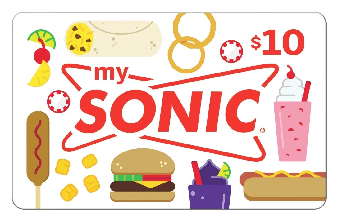 Sonic $10 Gift Card | Walmart (US)