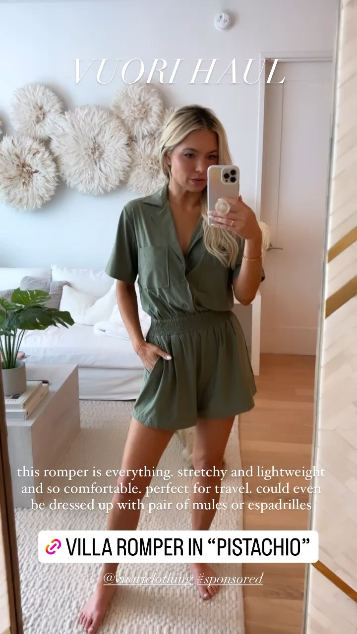 To say I’m obsessed with this new Vuori romper would be an understatement. SO comfortable. Will be living in this until further notice
