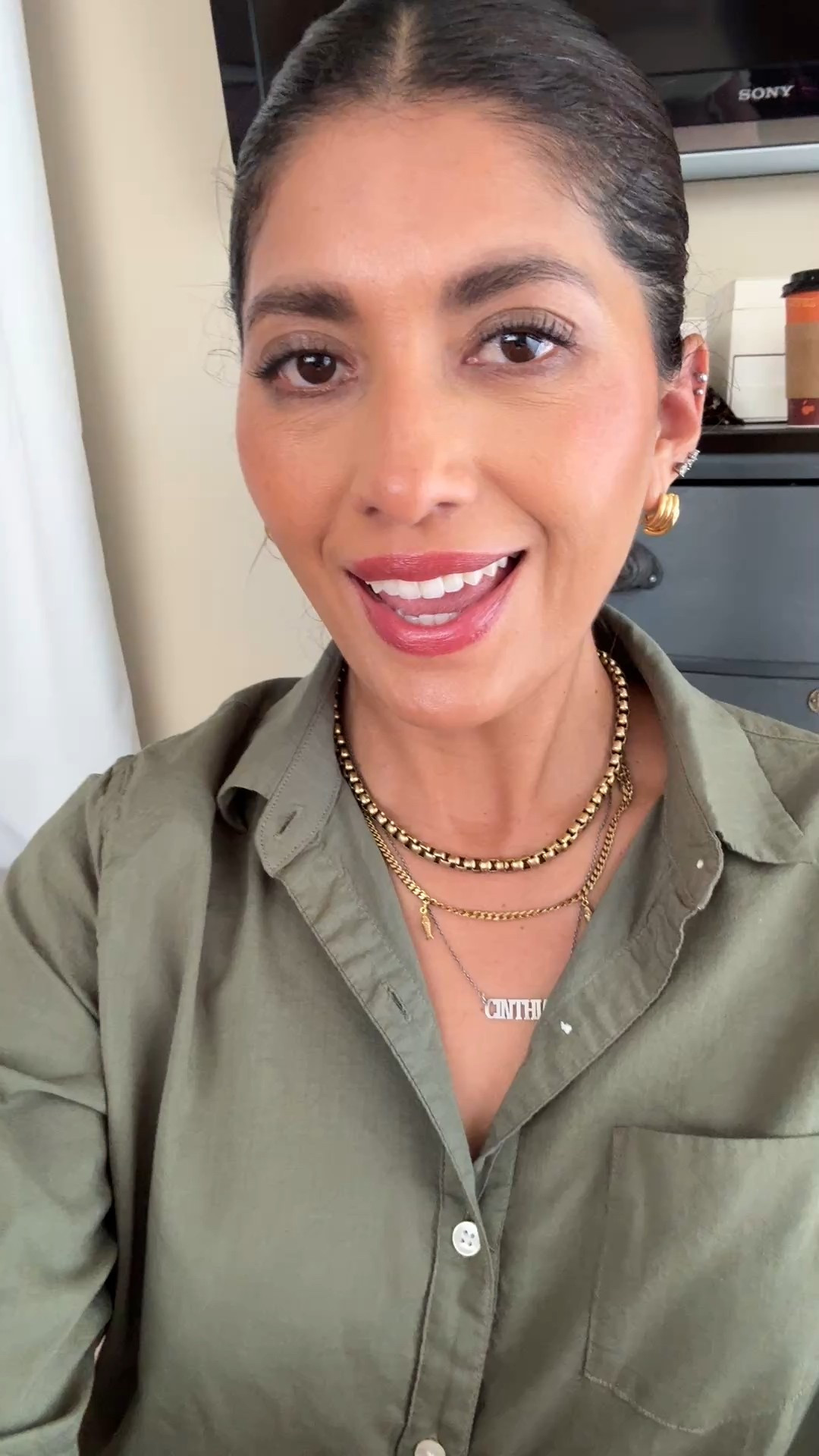 Obsessed with these new Trovata pieces 🤍 The luxury cashmere sweater paired with the oversized boyfriend button-down is the perfect elevated everyday combo. Easy to dress up or down—I styled mine casually with jeans, clogs, and a chic crossbody bag for an effortless, polished look. Timeless, cozy, and so versatile—these are staples you’ll wear on repeat.
Size XS 

Trovata outfit, cashmere sweater women, oversized boyfriend shirt, button down shirt women, elevated casual outfit, chic everyday style, classic capsule wardrobe, neutral outfit ideas, dress up or down outfit, fall wardrobe staples, cozy luxury style, casual chic outfit, jeans outfit women, clogs outfit, crossbody bag outfit, effortless style, timeless fashion, minimal style outfit, everyday wear women

#LTKPetite #LTKOver40 #LTKootd