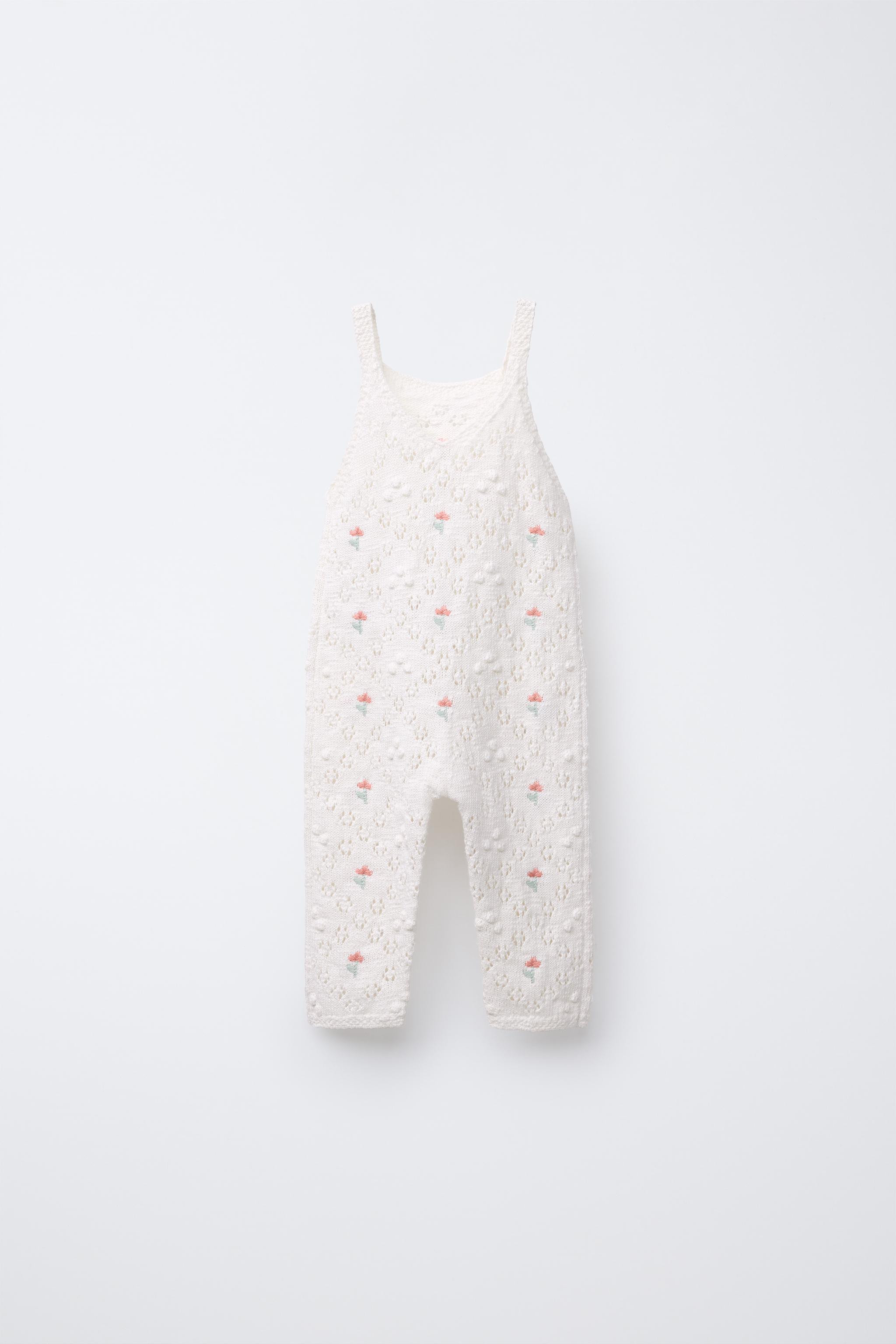 FLORAL KNIT OVERALLS | Zara US