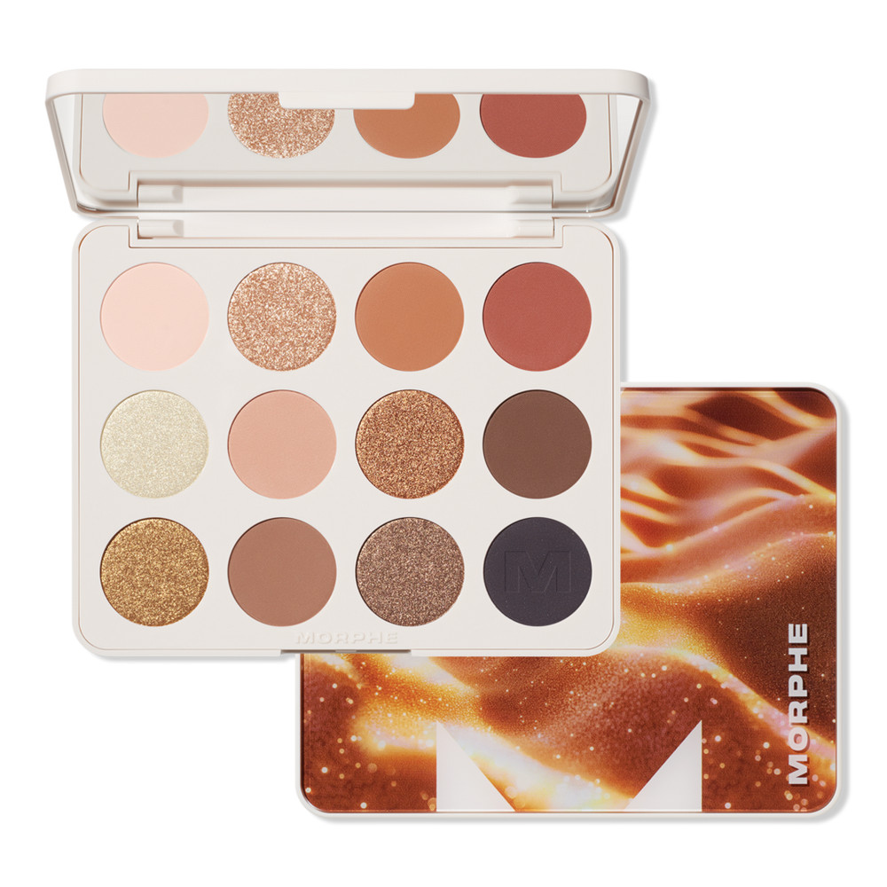 Morphe ChromaPlus 12-Pan Eyeshadow Palette - Flickering Sands | Ulta
