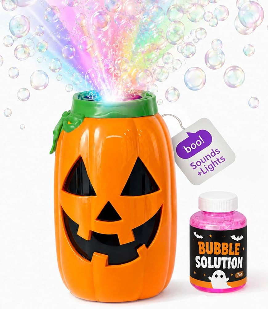 Move2Play Halloween Bubble Blower | Bubble Machine for Kids & Toddlers | Light-Up Halloween Decor... | Amazon (US)