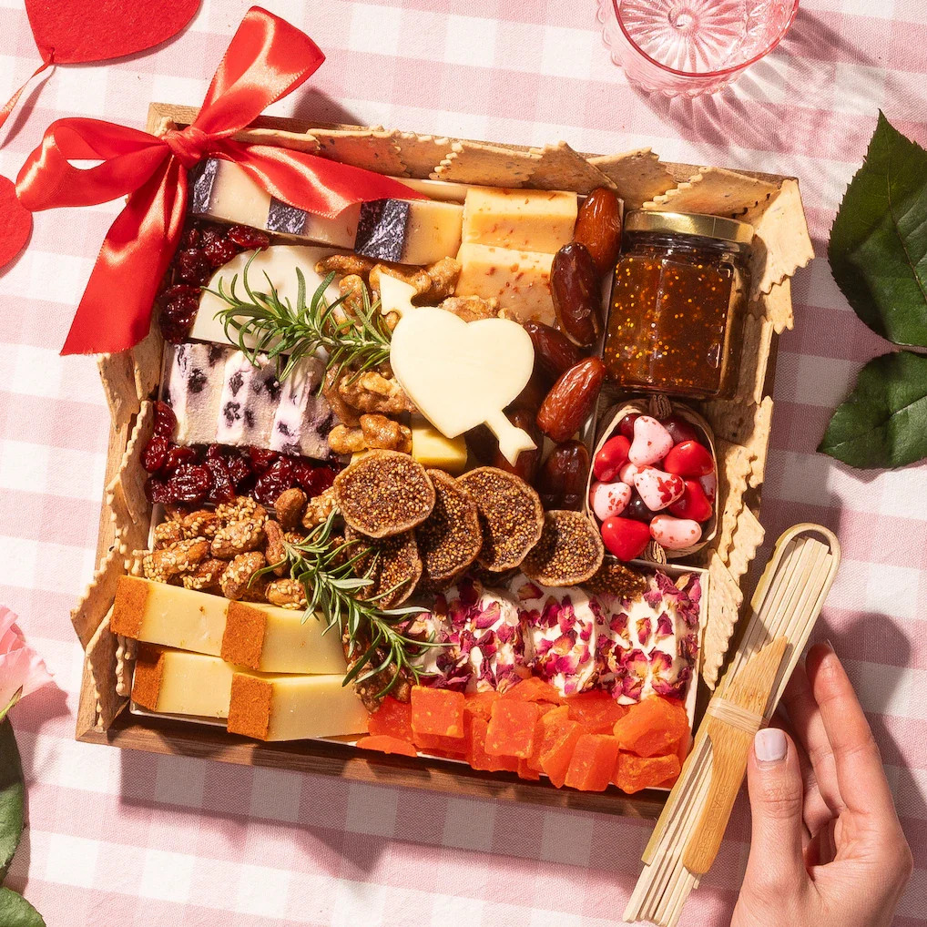 Valentine's Day Cheese Board Gift | Boards - Boarderie | Boarderie