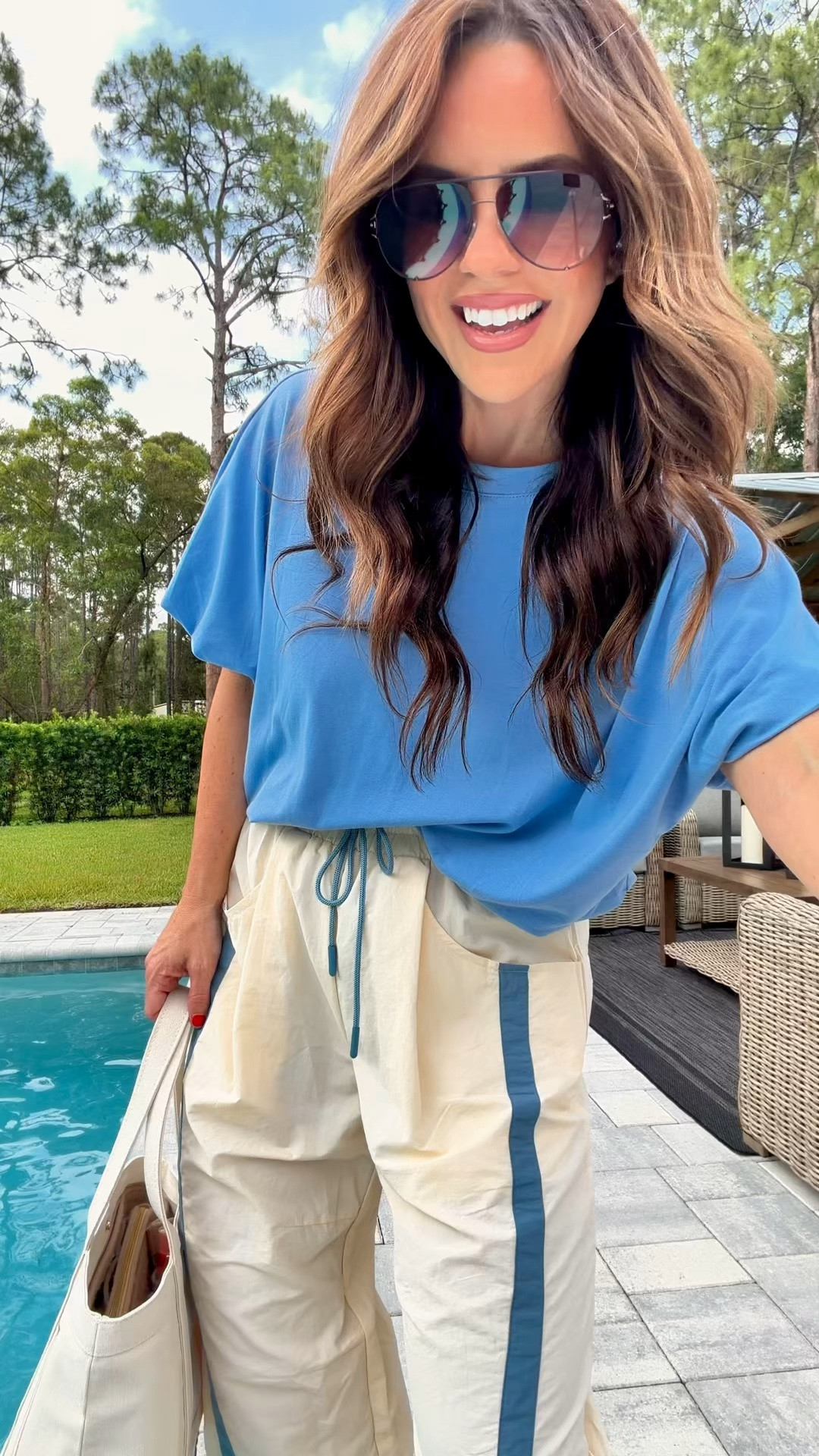The kind of effortless outfit I’ll live in all summer ☀️ Lightweight wide leg pants, an oversized tee, comfy slides, and the perfect everyday tote = casual but still put together. Perfect for errands, travel days, pool days, vacation outfits, and everyday mom life 🤍 Everything is from Amazon and linked in my storefront! #amazonfashion #summeroutfit #casualstyle #everydayoutfit #widelegpants #amazonfinds #comfystyle #vacationoutfit

#LTKootd #LTKgrwm #LTKdayinmylife