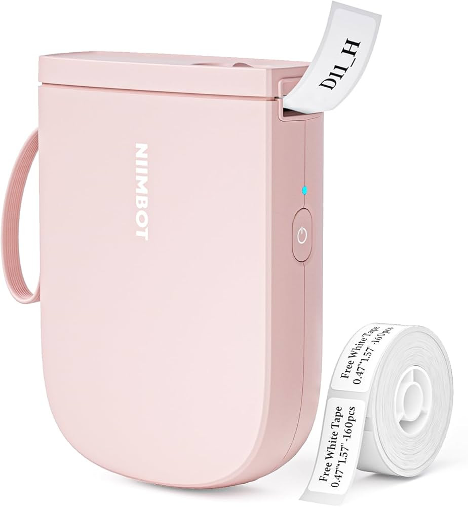 NIIMBOT Mini impresora de etiquetas Bluetooth D11 versión 2024, etiquetadora portátil con cinta... | Amazon (US)