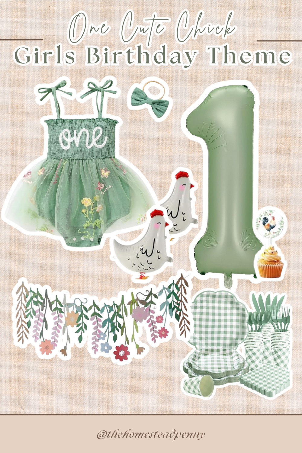 Planning baby’s first birthday? 🥹🎉

Here are 4 sweet themes that made my heart melt — all linked with decor, outfits, and little extras to help you celebrate BIG for your little one 💛

🐣 "One Cute Chick" – Soft sage green, baby chicks, and the sweetest spring details
🎀 "ONEderfully Made" – Pretty in pink with florals and a reminder of God’s perfect design ✨
🦆 "One Lucky Duck" – Mallard ducks and a hint of rustic charm your little outdoorsman
🚜 "Little Blue Truck" – Farmyard fun meets vintage blue — perfect for your little animal lover

Whether you're going sweet + simple or full Pinterest party mode, these finds make it easy to create something special 💫🛍️ 

 #LTKParties #LTKBaby #LTKKids