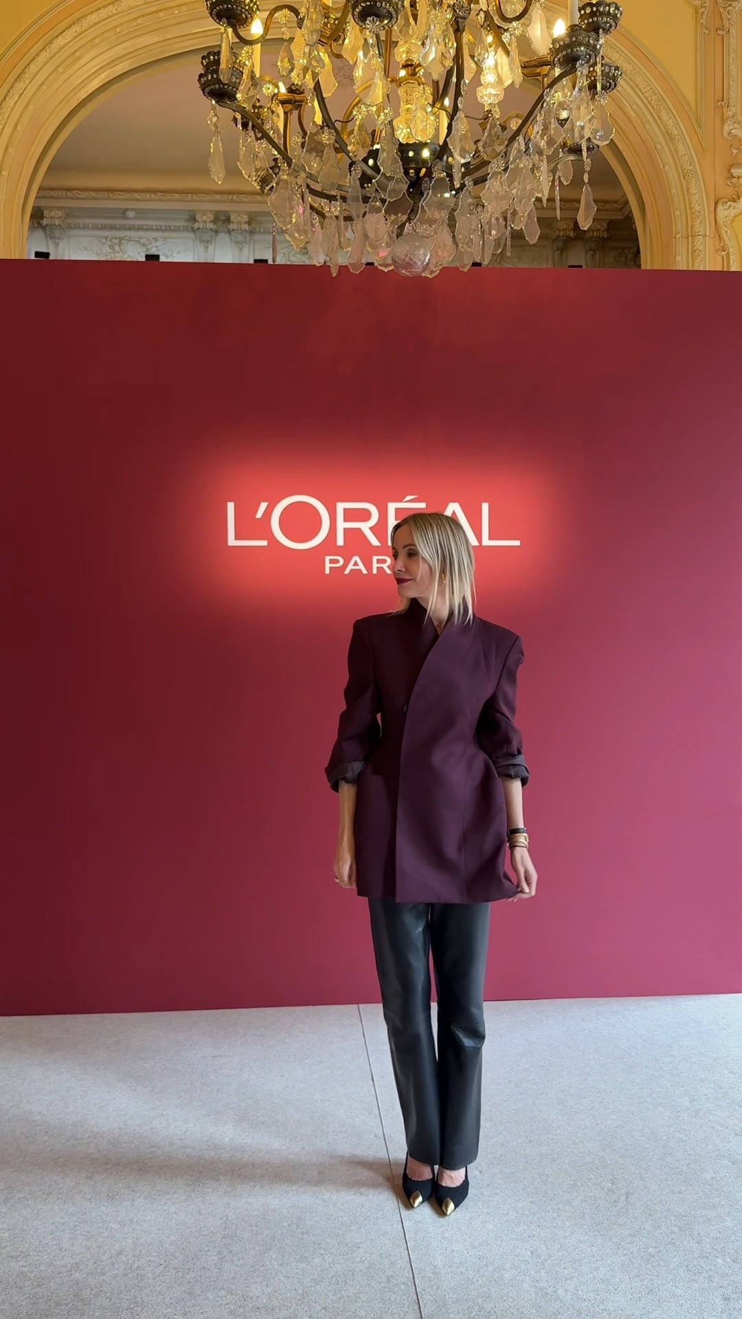 from the airport straight to a work event in Paris. The trick to not look washed out after no sleep? Skincare + two layers of blush (and this is one powerful blush! 😳) Returned to Paris with lorealparis for something VERY special… more coming soon {products listed in order, below}

revitalift 1.5% hyaluronic acid
lumi lotion in medium glow
gel eyeliner infalliable grip in intense black 001
panorama masacara in black
lumi blush in dewy bright pink 605 (first) + glowy gold pink 625 (second layer)
lipstick in color riche 601 (applied in car)
infaillible setting mist
lipstick in color riche 124 (applied at event)
jacket sourceunknown_official
leather trousers mylamarque
heels ysl

#LTKOver40 #LTKBeauty #LTKWatchNow