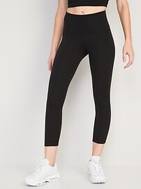 High-Waisted PowerPress Crop Leggings for Women | Old Navy (US)