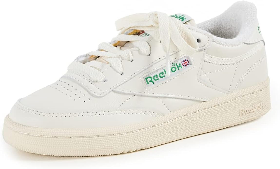 Reebok Girls Club C Double Sneaker, White, 3 | Amazon (US)