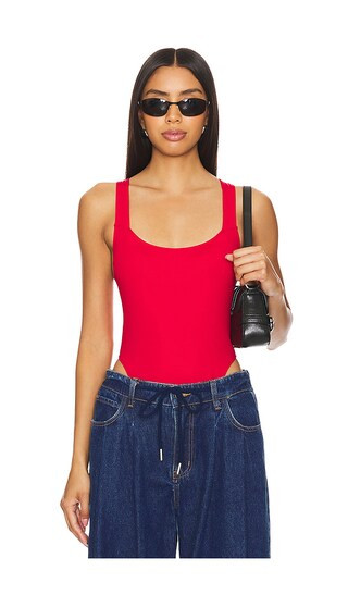 Delicious Linden Bodysuit in Tango | Revolve Clothing (Global)