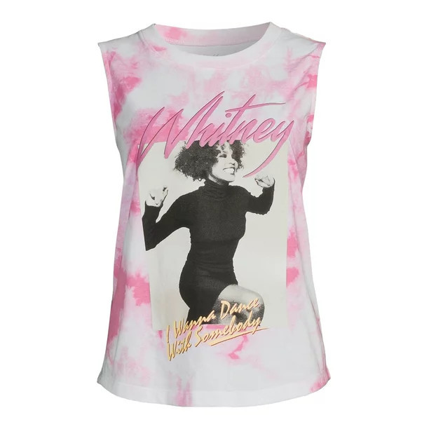 Time and Tru Women's Graphic Print Band Tank Top | Walmart (US)