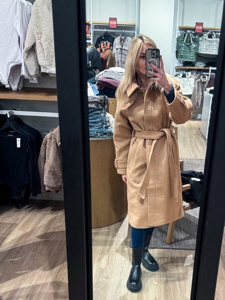 This great wool @abercrombie coat is currently on Black Friday sale! 25% off!
It’s very good quality, kind of heavy but warm! 
Winter coat, camel coat, long coat 

#LTKsalealert #LTKstyletip #LTKCyberWeek