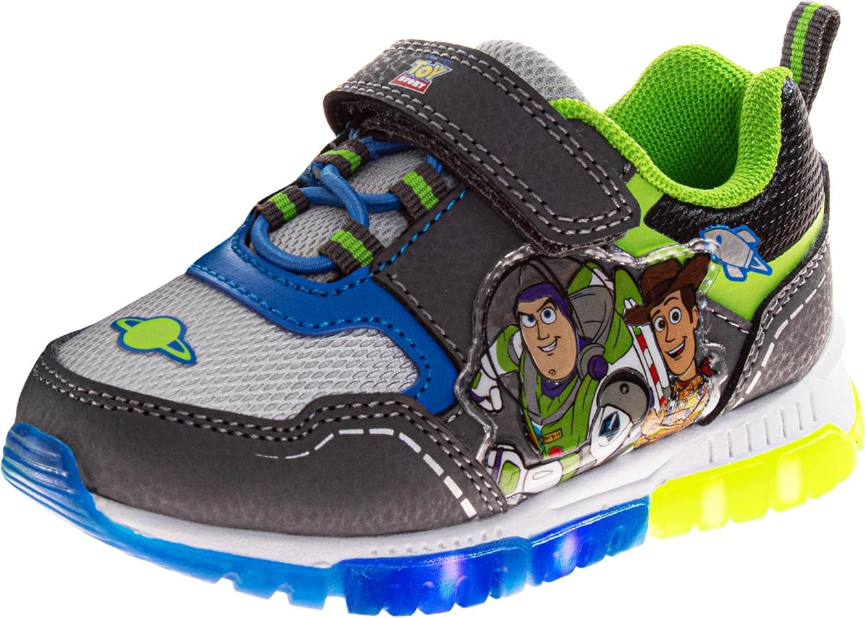Boys Character Shoes Light Up Shoes LED Athletic Shoes for Boys Sonic MonsterJam Spiderman Mickey... | Amazon (US)