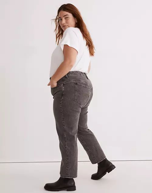 The Plus Perfect Vintage Straight Jean in Meaford Wash: Seamed Edition | Madewell