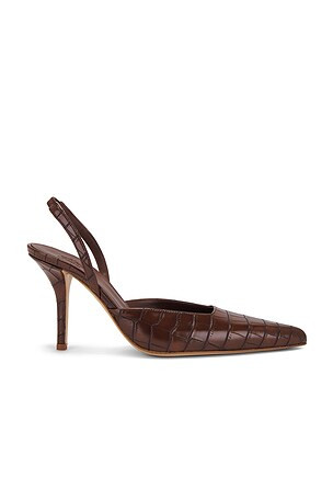 Octavie Slingback Pump in Chocolate | Revolve Clothing (Global)
