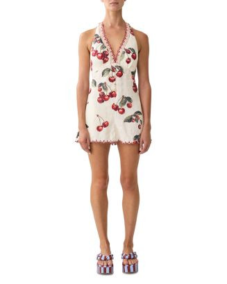 Cherry Print Halter Romper | Bloomingdale's (US)