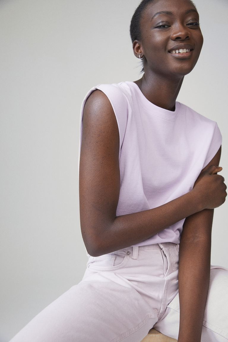 Sleeveless T-shirt | H&M (US + CA)